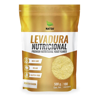 Levadura Nutricional Premium 500 Grs, utilizala como suplemento por su alto contenido en proteinas, vitaminas y aminoacidos o prepara tus alimentos veganos | Meses sin interés