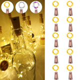 Luces Para Botellas Luz Corcho Tira Led 2m 20led 10 Piezas