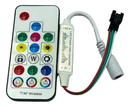 Controlador Controle Central Vu Fita Digital Ws2811 Ws2812