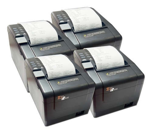4 Pzas Impresora De Tickets Térmica De 80mm Automático Lan