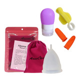 Copa Certificada Menstrual + Esterilizador + Kit De Limpieza