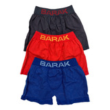 Pack 6 Boxer Barak Algodon Rayado Sin Costura Talle 12-16