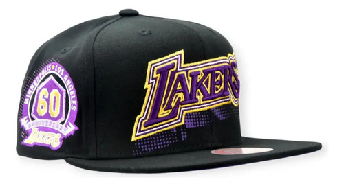 Los Angeles Lakers Nba Gorra Mitchell And Ness Big Face