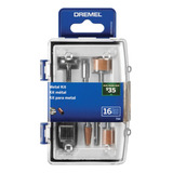 Kit Accesorio Minitorno Grabar Esmerilar Limpiar 16pz Dremel