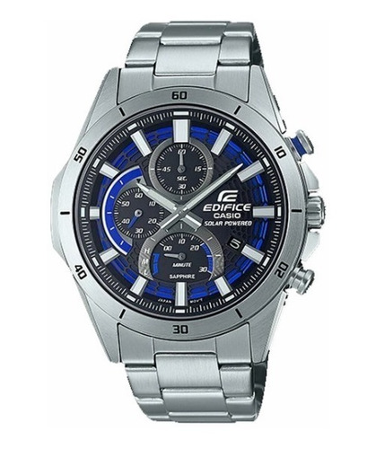 Reloj Casio Edifice Efs-s610d-1a Solar Zafiro Agente Oficial