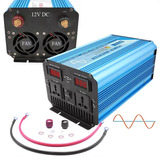 Inversor Onda Pura Corriente 1500w 12v 220v Usb Digital