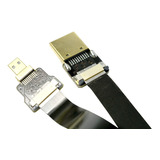 Slim Soft Micro Hdmi Straight Male To Standard Hdmi Nor...