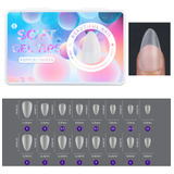 Gel Tips Nails Nail Art Frosted Soak, 420 Unidades, Cubierta