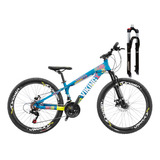 Bike Aro 26 Viking Tuff25 21v F. Disco Mecânicos E Trava