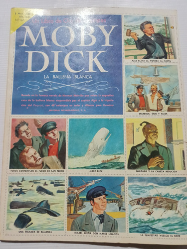 Un Libro De Oro De Estampas Moby Dick Novaro Sin Pegar 