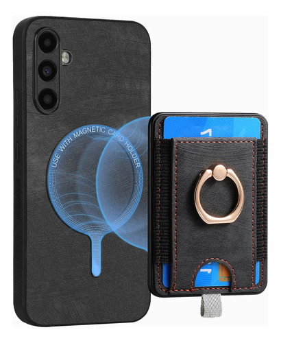 Funda De Piel Con Ranura Magnética Extraíble En 1 For Samsu