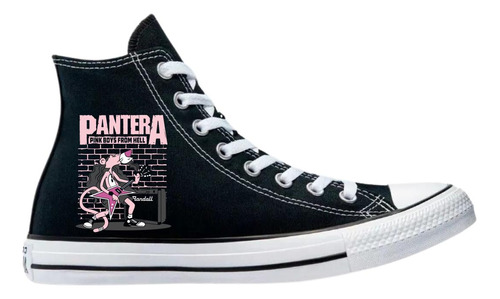 Tenis Converse Chuck Taylor All Star Bota Pantera 964n