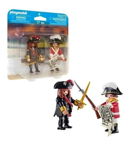 Playmobil Duo Pack 70273 Pirata Y Soldado Nryj