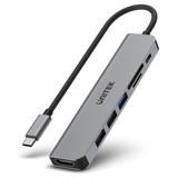 Hub Multipuerto 7 En 1  Usb-c Usb 3.0 Hdmi Lectora Unitek