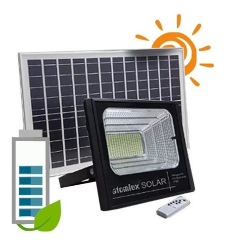 Reflector Solar Led 50w Control Remoto Atomlux Garantia