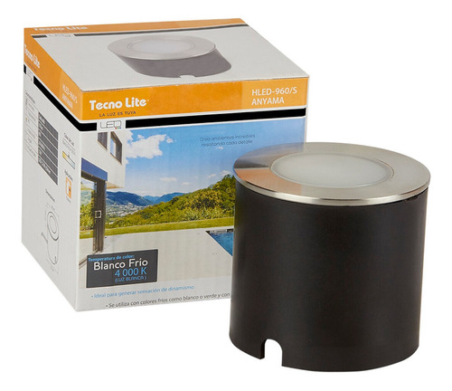 Empotrado Exterior Anyama Tecnolite 1.2w 40k 10lm Led Satin