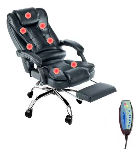 Cadeira Presidente Com 7 Pontos De Massagem Home Office