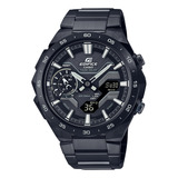 Reloj Hombre Casio Ecb-2200dc-1adf Edifice Color De La Correa Negro Color Del Bisel Negro Color Del Fondo Negro