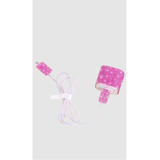 Protector De Cargador De Celular Tipo C (glitter Rosa)