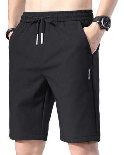 Pantalones Elásticos Con Cordón De Secado Rápido For Hombre