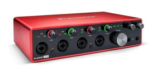 Placa De Sonido Usb Focusrite Scarlett 18i8 3ra Generación