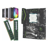 Kit Placa Mãe Huananzhi F8 + Xeon E5 2696 V4 + 64gb + Cooler