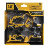 Set De Mini Maquinas Caterpillar® Cat ® 5 Piezas Original