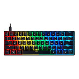 Teclado Mecánico Mizar Mz60 Luna | Led Rgb Anti-ghosting