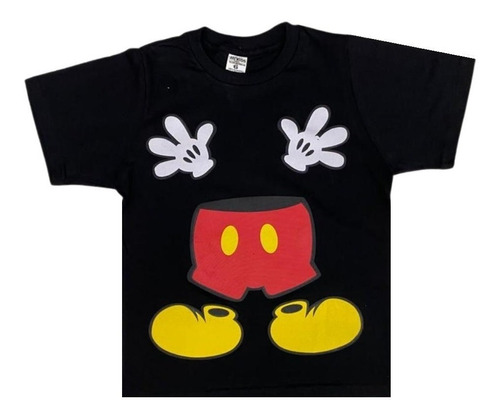 Camiseta Infantil Fantasia Personagens Mickey Roupa Algodão