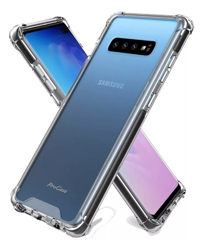 Funda Transparente Reforzada Compat. Samsung S10 Todos