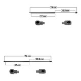 Par Amortiguadores Cofre Toyota Tundra 2007 - 2013 Mnj