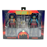 Tmnt Tortugas Ninja Iii Michelangelo Y Leonardo Samurai Neca