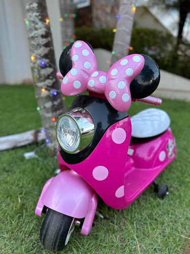 Disney Scooter Elétrica 12v Infantil - Minnie Mouse