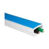 Canaleta De Pvc Adherible 2 Pzas. De 1m 1cm X 2cm (10x20)