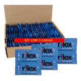 Camisinha Preservativo Rilex Kit 3 Caixas C/ 144 Unid Neutro