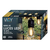 10pzs Set De Extensión Luces Led Focos Vintage 24 Enchufes 