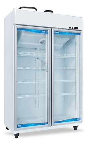 Freezer Exhibidor Vertical 2 Puertas 950 Litros Blanca Cfg 