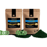 Pack X2 Organikal Superfoods Spirulina En Polvo 50 Gr Vegano