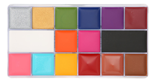 Paleta De Pintura Corporal Athena Imagic, 16 Colores, Aceite