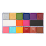 Paleta De Pintura Corporal Athena Imagic, 16 Colores, Aceite