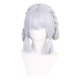 Peluca Para Cosplay Kamisato Ayaka De Genshin Impact New Ski