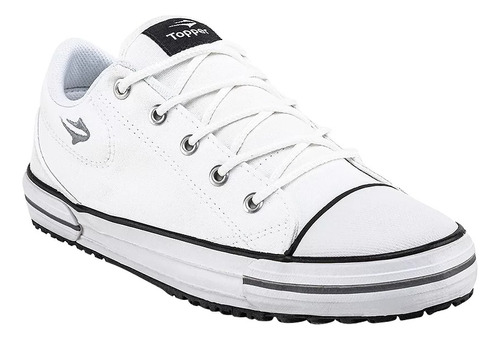 Zapatillas Topper Nova Low Lona Bln Grs Neg Original 83304