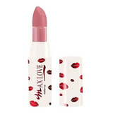 Batom Max Love Bastão Nude Lips Bala Tons Nudes Lindos Acabamento Matte Cor Rosa