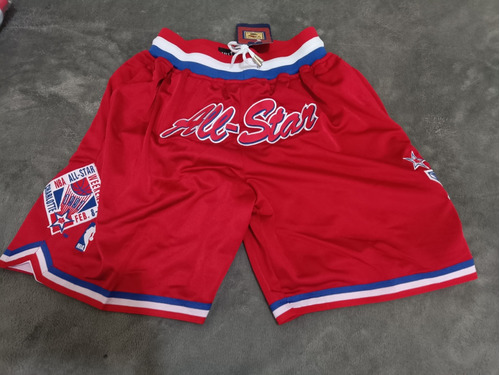 Bermuda All-star '91 Triple Bordado Roja 