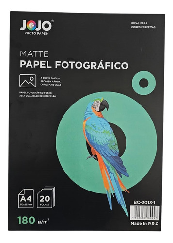 Foto Matte 200 Folhs Photo Paper À Prova D´água 180g A4 Jojo