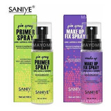 2pzas Primer Y Fijador De Maquillaje Saniye Original Spray