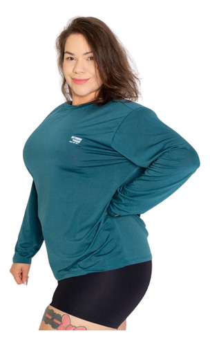 Camisa Plus Size Proteção Solar Uv+50 Segunda Pele G1 G2 G3