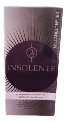 Perfume Femenino Insolente, De Millanel N° 180, 60 Ml.