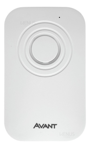 Campainha Sem Fio Pilha Digital Residencial Avant Wireless Cor Branco 110v/220v