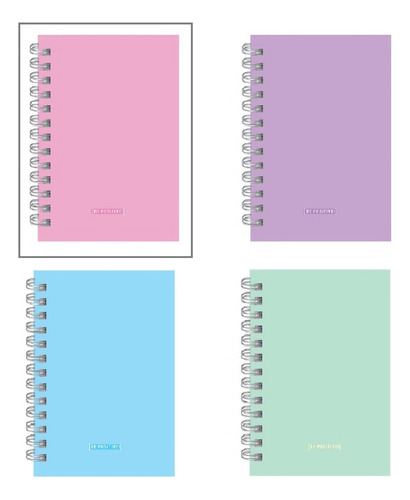 Cuaderno A5 Pasteles Punto Cero 100 Hojas Rayadas